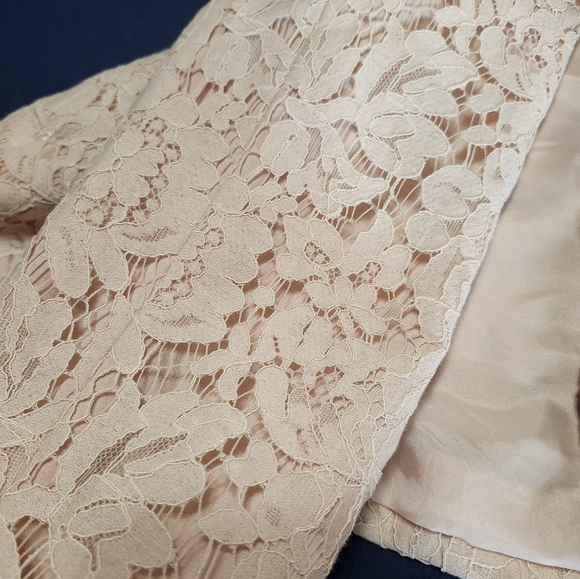 Calvin Klein Designer Lace Jacket In Soft Peach Color In Womans Size 4.   NWT - Picture 9 of 16
